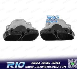 COLAS DE ESCAPE MERCEDES GLE W167 19- LOOK GLE63 NEGRO