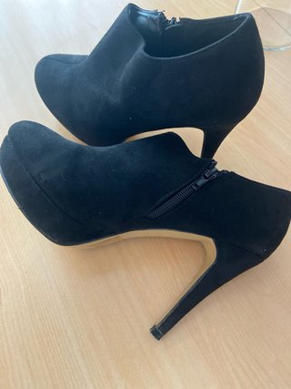 Botines terciopelo plataforma tacón alto
