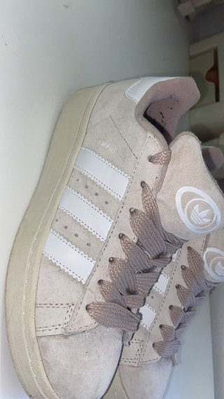 Zapatillas Adidas Campus Beige/Blanco