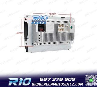 RADIO GPS ANDROID 14 PARA VOLKSWAGEN VW SEAT SKODA LCD TACTI