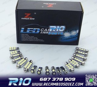 KIT 16 BOMBILLAS LED INTERIOR AUDI A7 S7 RS7 C7 QUATTRO 2011