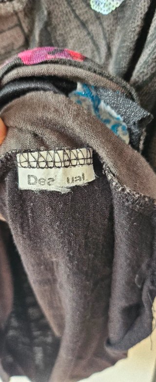 Top Desigual manga larga Talla M