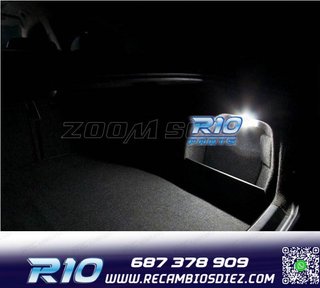 KIT 13 BOMBILLAS LED INTERIOR PARA SEAT LEON MK1 1 M 1M1 HAT