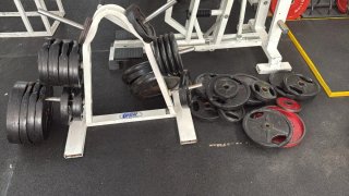 Pesas y mancuernas para gimnasio