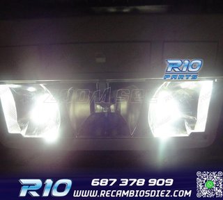 KIT 13 BOMBILLAS LED INTERIOR PARA OPEL ASTRA H OPC GTC CARA