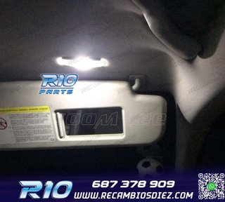 KIT 16 BOMBILLAS LED INTERIOR PARA SEAT TOLEDO MK2 1 M 1M2 9