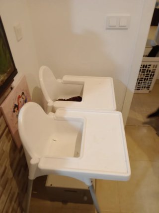 2 Tronas para bebé blancas