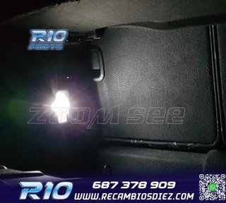 KIT 12 BOMBILLAS LED INTERIOR PARA MINI COOPER CABRIO CONVER