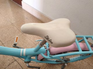 Bicicleta infantil paseo azul y rosa 20 pulgadas