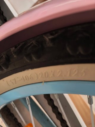 Bicicleta infantil paseo azul y rosa 20 pulgadas