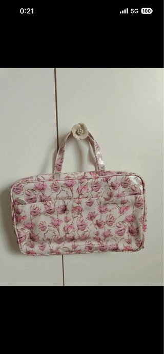 Neceser Bimani rosa floral
