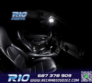 KIT 10 BOMBILLAS LED INTERIOR TOYOTA RAV4 06-14