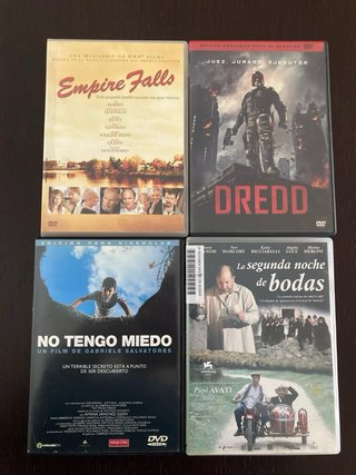 Películas DVD distintos géneros 5€ unidad