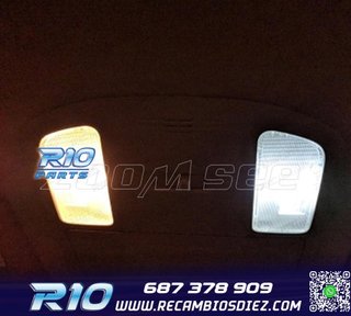 KIT 8 BOMBILLAS LED INTERIOR TOYOTA HILUX MK8 MKVIII 15-