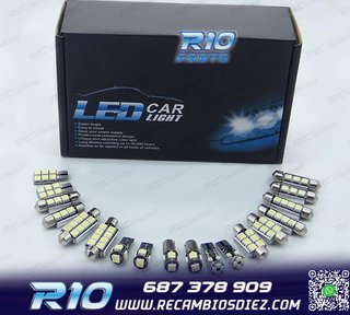 KIT 8 BOMBILLAS LED INTERIOR TOYOTA HILUX MK8 MKVIII 15-