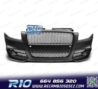 PARAGOLPES DELANTERO AUDI A4 04-07 LOOK RS4 NEGRO PDC