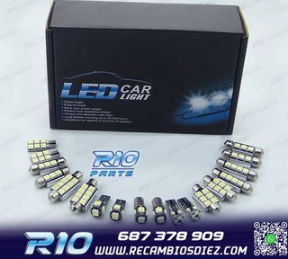 KIT 14 BOMBILLAS LED INTERIOR PARA MERCEDES CLASE C W203 C23
