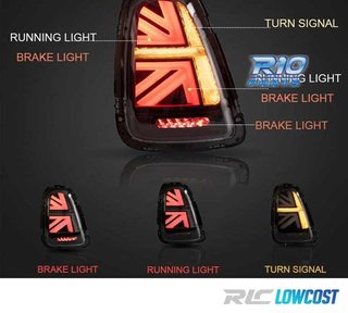 PILOTOS LED MINI COOPER R56 R57 07-13 ROJO