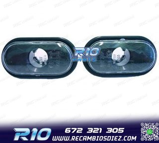 INTERMITENTES LATERALES CRISTAL CLARO NEGRO MODELOS RENAULT