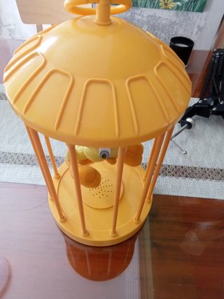 Piolín Peluche Jaula Juguete