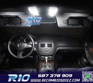 KIT 21 BOMBILLAS LED INTERIOR MERCEDES CLASE E W210 95-01