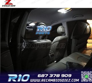KIT 25 BOMBILLAS LED INTERIOR MERCEDES E CLASE W211 E320 E35