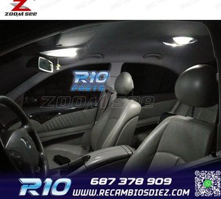 KIT 25 BOMBILLAS LED INTERIOR MERCEDES E CLASE W211 E320 E35