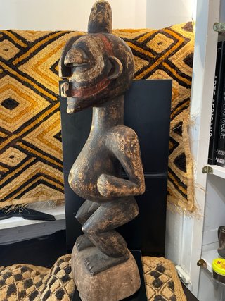 Figura Arte Africano Tallada