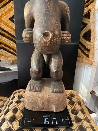 Figura Arte Africano Tallada