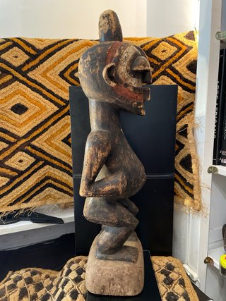 Figura Arte Africano Tallada