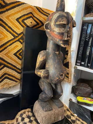 Figura Arte Africano Tallada