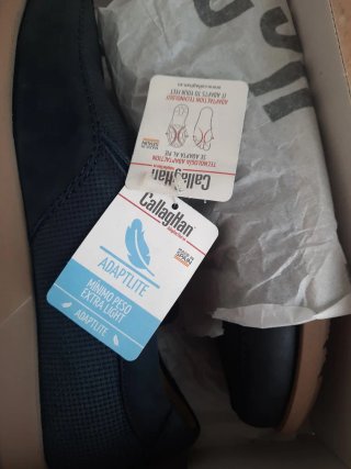 Zapatos verano Azul Marino Callaghan. Talla 42.
