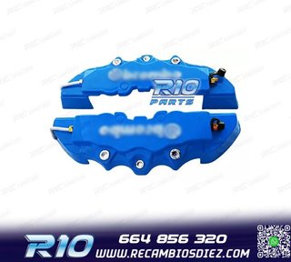 CUBRE PINZAS DE 4 PISTONES LOOK BREMBO AZULES