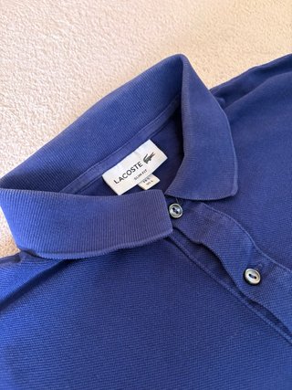 Polo Lacoste Azul Talla M