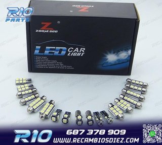 KIT 19 BOMBILLAS LED INTERIOR PARA PORSCHE CAYENNE 958 11-