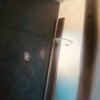 Mampara de ducha de cristal esmerilado