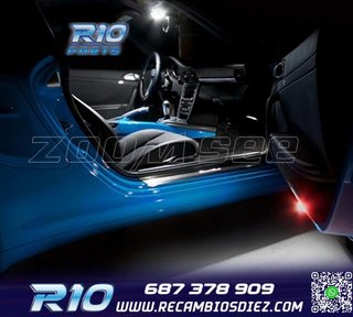 KIT 12 BOMBILLAS LED INTERIOR PARA PORSCHE 911 997 CARRERA T