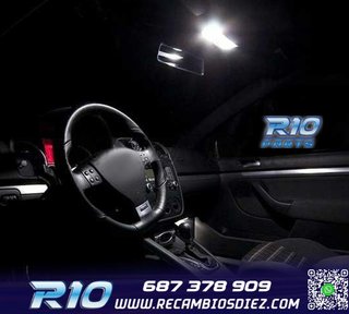 KIT 16 BOMBILLAS LED INTERIOR PARA VOLKSWAGEN VW GOLF 5 GTI