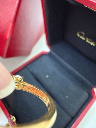 Anillo Cartier Oro 18k Solitario
