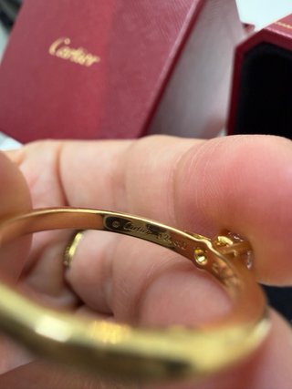 Anillo Cartier Oro 18k Solitario