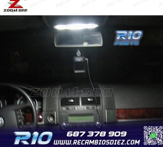 KIT 18 BOMBILLAS LED INTERIOR PARA VOLKSWAGEN VW TOUAREG I 7