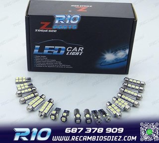 KIT 18 BOMBILLAS LED INTERIOR PARA VOLKSWAGEN VW TOUAREG I 7