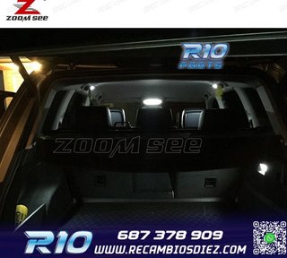 KIT 18 BOMBILLAS LED INTERIOR PARA VOLKSWAGEN VW TOUAREG I 7