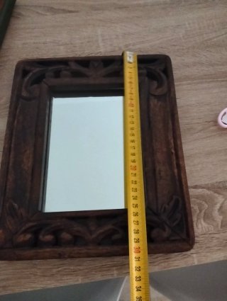 Juego de 2 cuadros decorativos y espejo