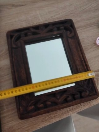 Juego de 2 cuadros decorativos y espejo