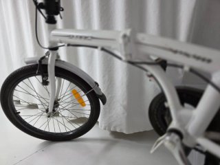 Bicicleta Plegable Blanca