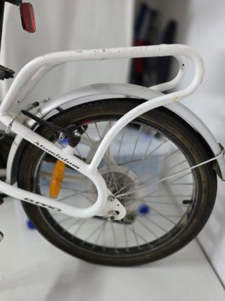 Bicicleta Plegable Blanca