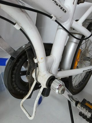 Bicicleta Plegable Blanca