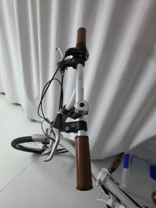 Bicicleta Plegable Blanca