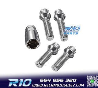 TORNILLOS ANTIRROBO LARGOS 14X125 CÓNICO